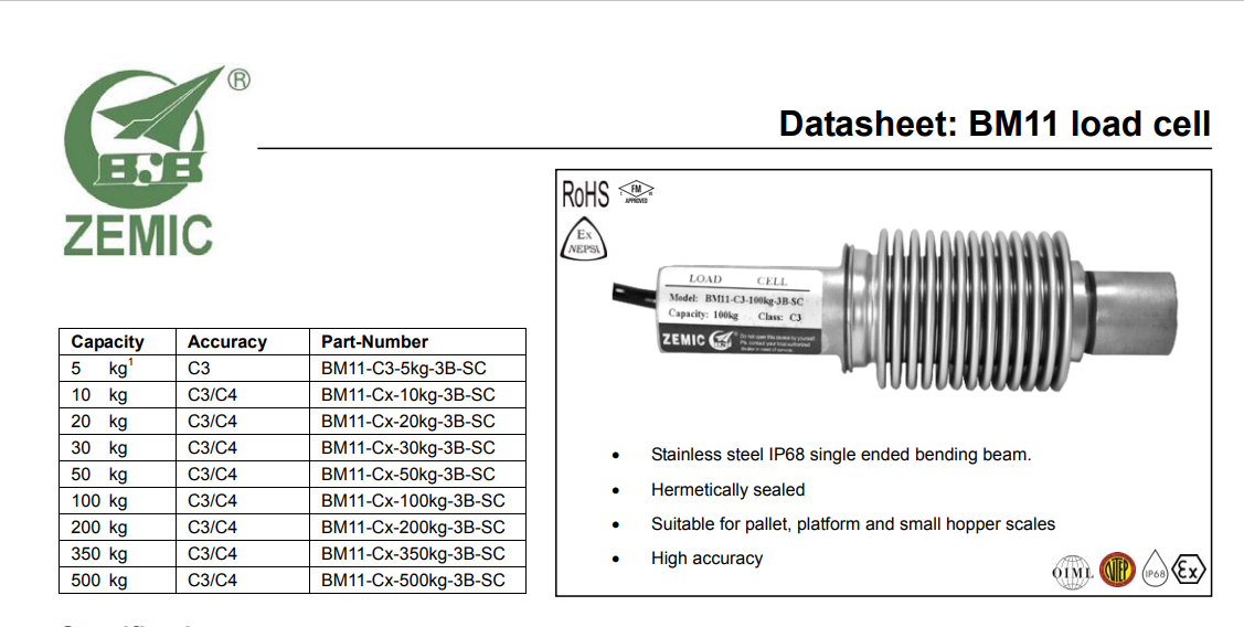 BM11-C3-100KG-3B-SC